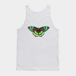 Green-banded tailed butterfly Tank Top